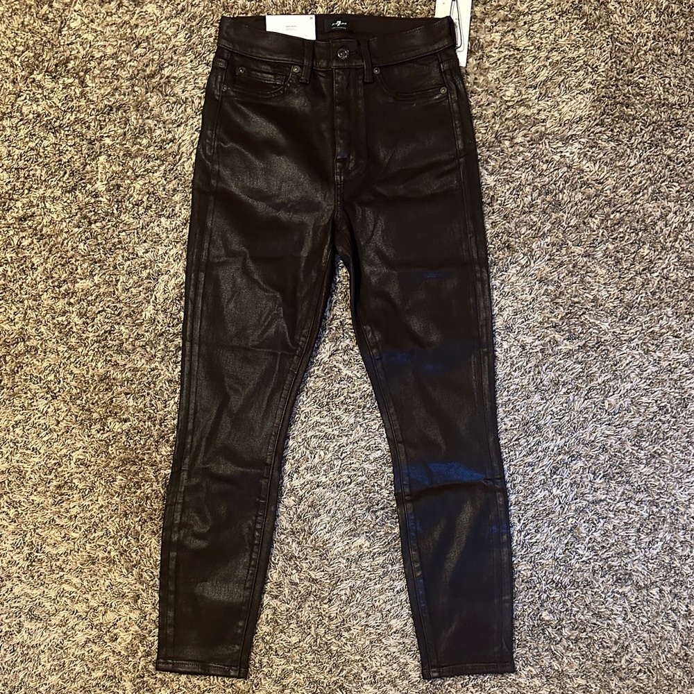 NWT 7 For All Mankind High Waist Ankle Skinny Pants Size 26